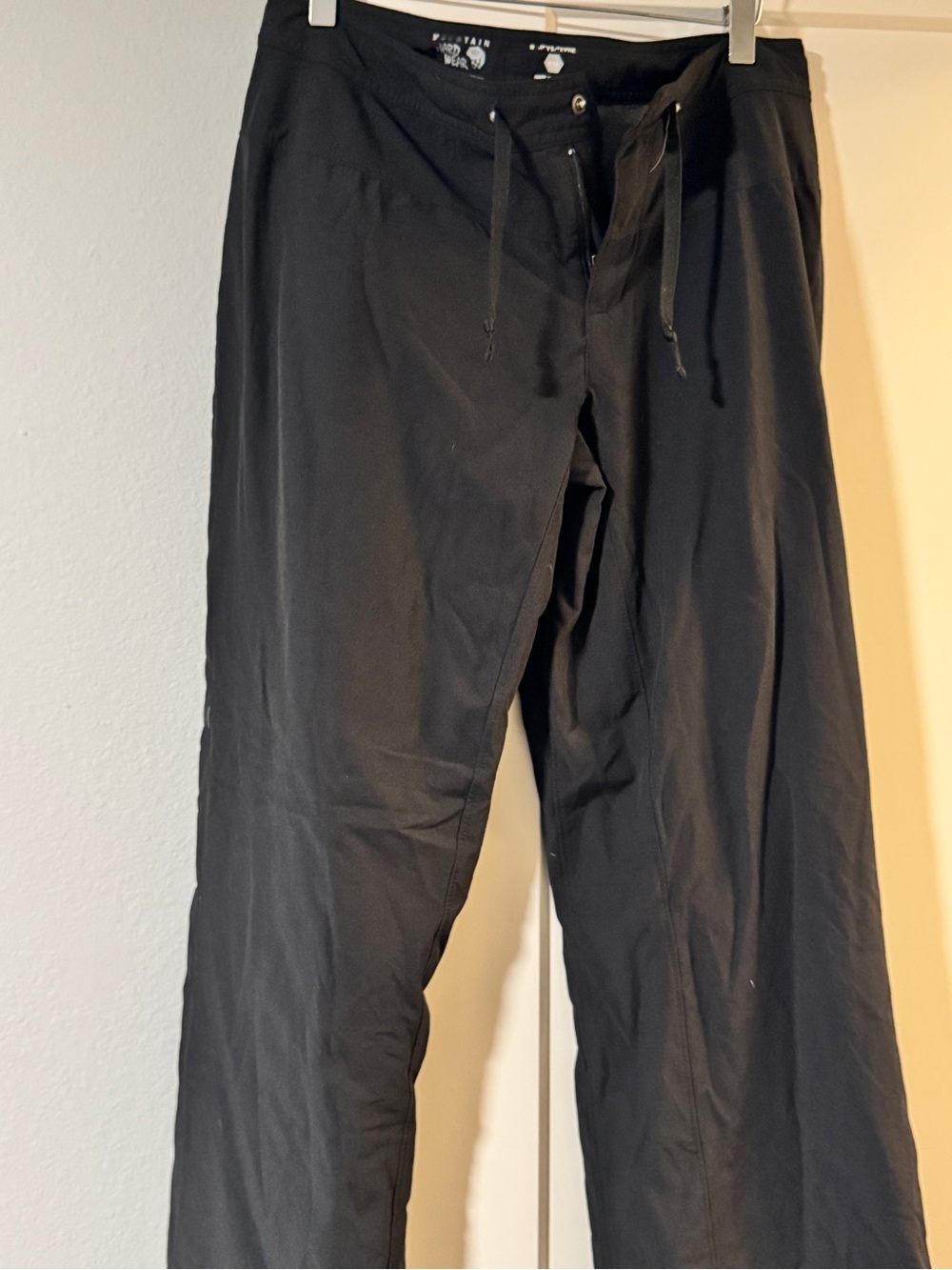 Mountain Hardwear Black Fleece-Lined Hiking Pants